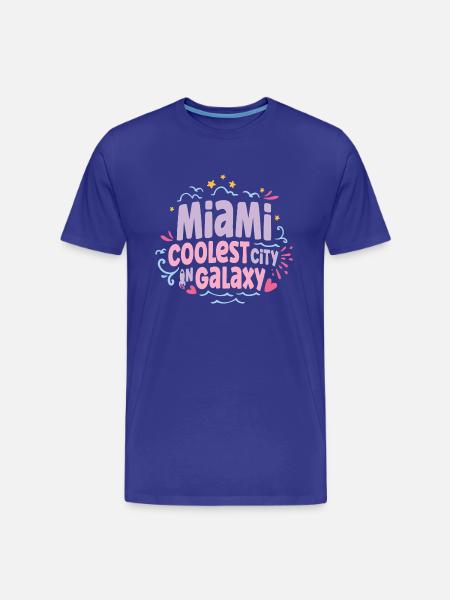 Miami - Men's Premium Organic T-Shirt - royal blue