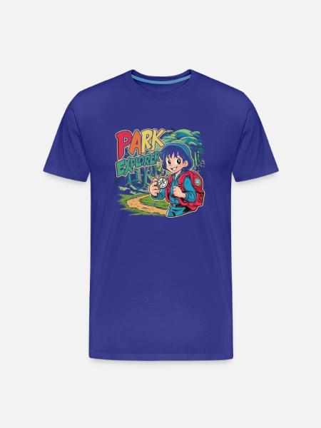 Park explore - Men's Premium Organic T-Shirt - royal blue