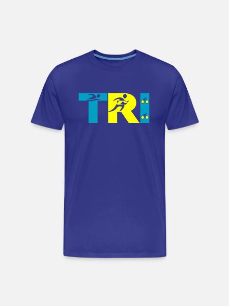 Triathlon - Men's Premium Organic T-Shirt - royal blue