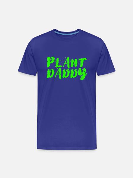 Plant Daddy - Men's Premium Organic T-Shirt - royal blue