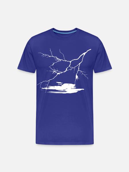 Flash in the night - Men's Premium Organic T-Shirt - royal blue