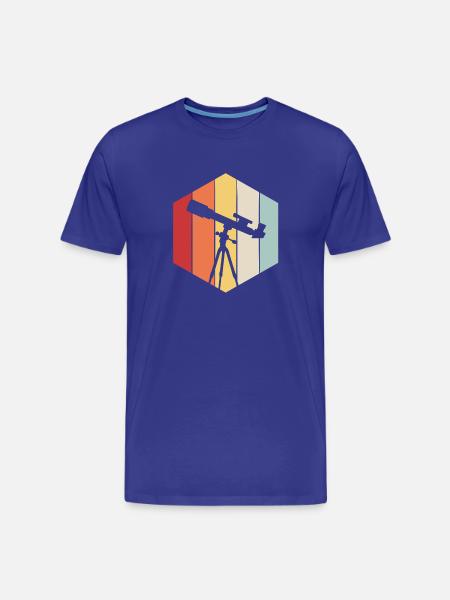 Astrophotography Telescope - Men's Premium Organic T-Shirt - royal blue