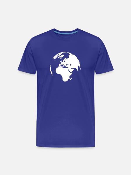 World - Men's Premium Organic T-Shirt - royal blue