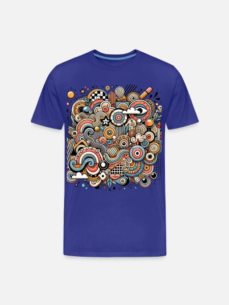 Garden of Imagination - Men's Premium Organic T-Shirt - royal blue