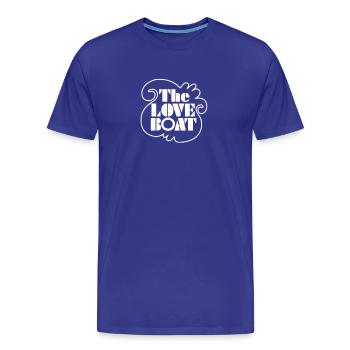 The Love Boat - Men's Premium Organic T-Shirt - royal blue - Front - AI Model Male 185 light (185cm)