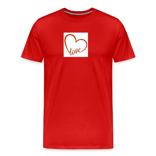 love1 - Men's Premium Organic T-Shirt