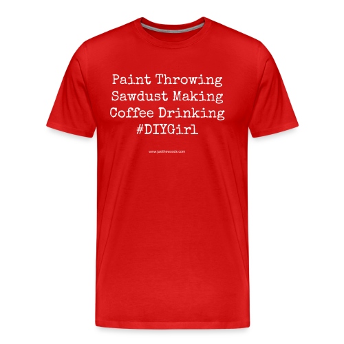 paint coffee work - Men's Premium Organic T-Shirt