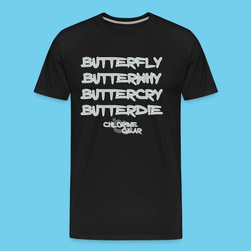Butterwhy.png - Men's Premium Organic T-Shirt