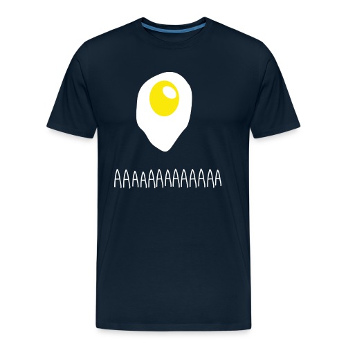 Existential Fried Egg - Men's Premium Organic T-Shirt