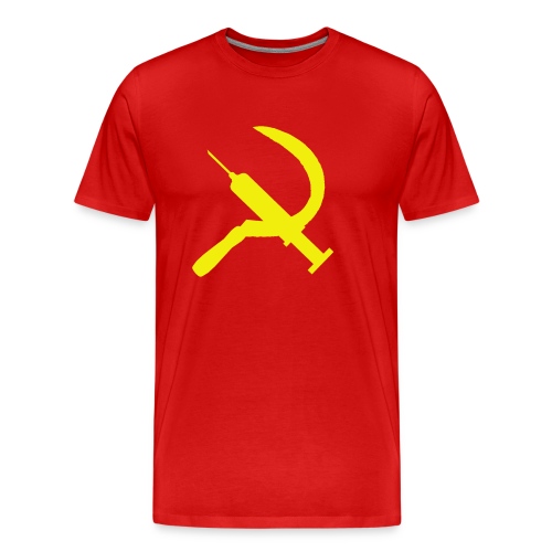 COVID 1984 communism - Men's Premium Organic T-Shirt