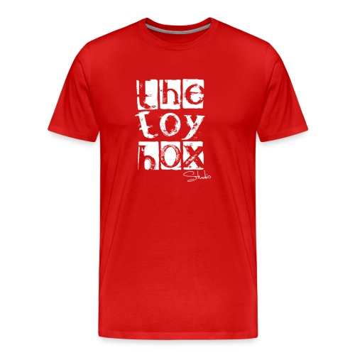 The Toy box Studio - White Logo - Men's Premium Organic T-Shirt