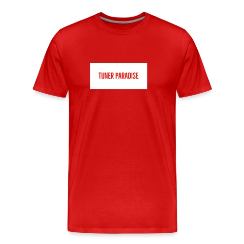 Tuner Paradise Signature Box Logo - Men's Premium Organic T-Shirt