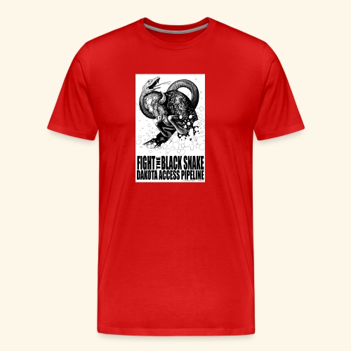 Fight the Black Snake NODAPL - Men's Premium Organic T-Shirt
