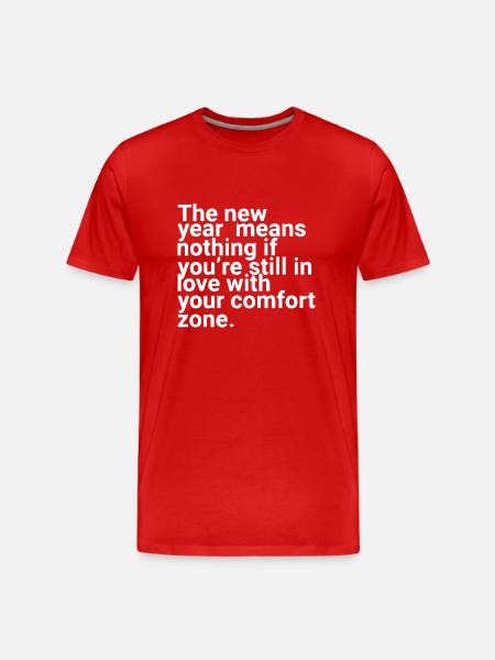 the new years - Men's Premium Organic T-Shirt - red