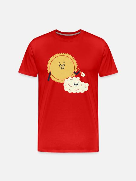 Light Meal girl - Men's Premium Organic T-Shirt - red