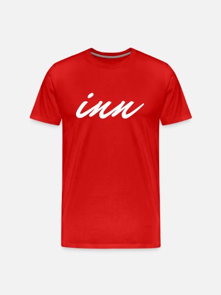 T-shirts Design LOGO"inn" - Men's Premium Organic T-Shirt - red