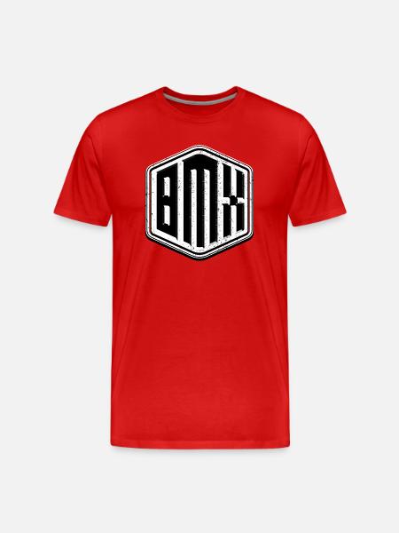 Bmx Apparel | Bmx Biker | Bmx - Men's Premium Organic T-Shirt - red