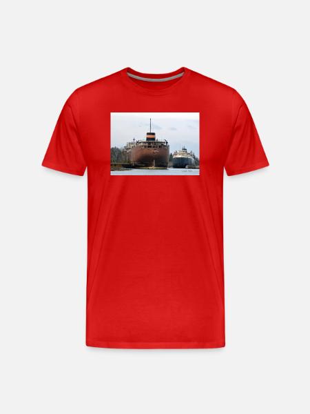 Sherwin and Arthur - Men's Premium Organic T-Shirt - red