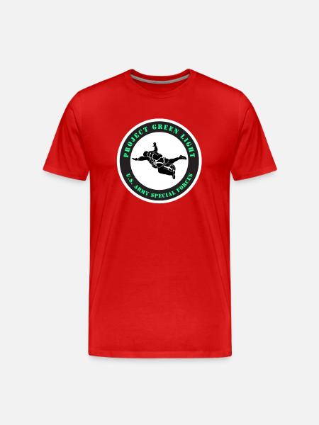 Project Green Light - Men's Premium Organic T-Shirt - red