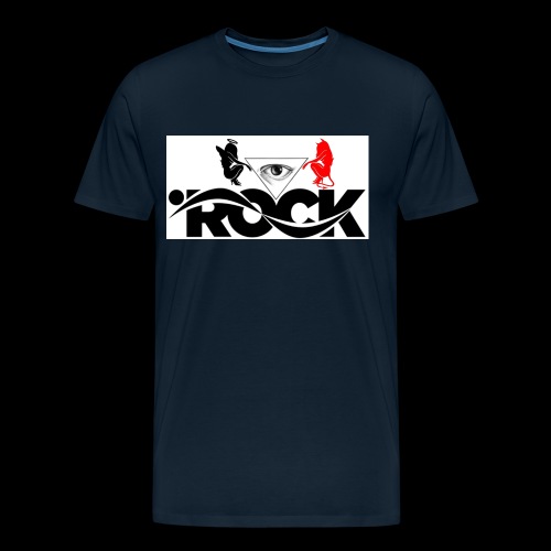 Eye Rock Devil Design - Men's Premium Organic T-Shirt