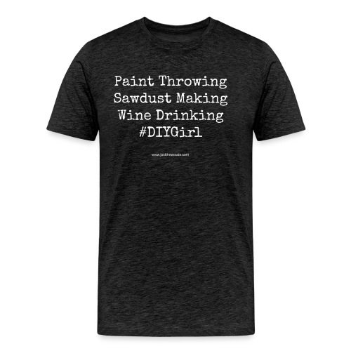 paint wine work - Men's Premium Organic T-Shirt