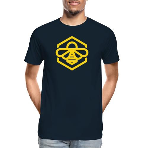 bee symbol orange - Men's Premium Organic T-Shirt