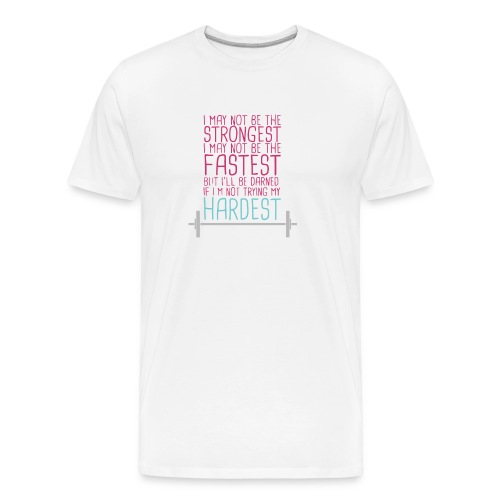 Fitness Quote 03 - Men's Premium Organic T-Shirt