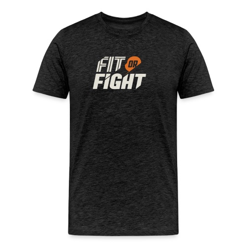 Fit or Fight - Men's Premium Organic T-Shirt