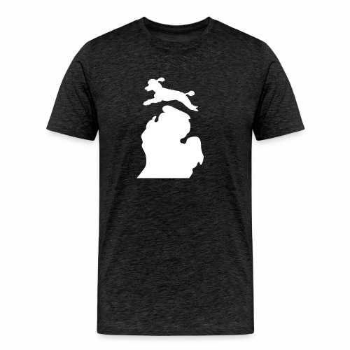 Bark Michigan poodle - Men's Premium Organic T-Shirt
