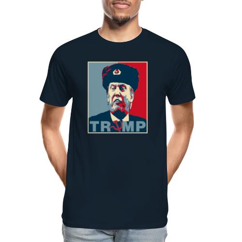 Trump Russian Poster tee - Men's Premium Organic T-Shirt