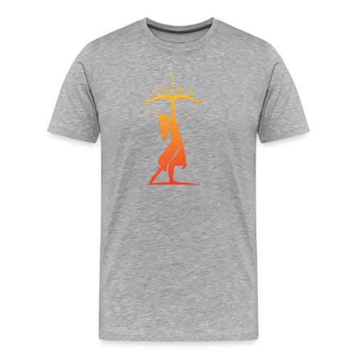 Sagittarius Archer Zodiac Fire Sign - Men's Premium Organic T-Shirt