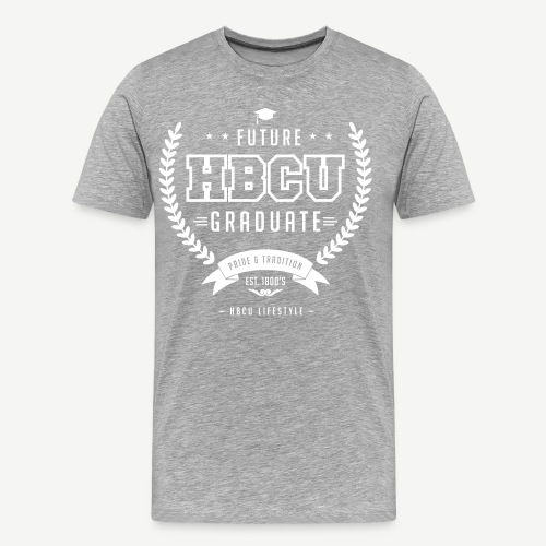 Future HBCU Graduate - Men's Ivory and Navy T-shir - Men's Premium Organic T-Shirt