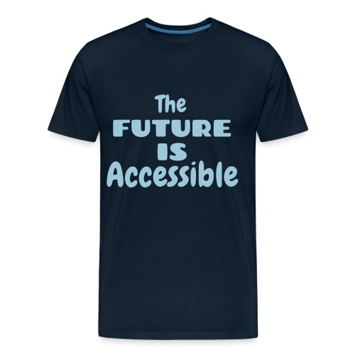 The future is accessible also for wheelchair users - Men's Premium Organic T-Shirt