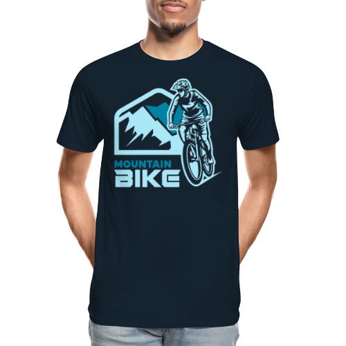 mountain bike biker - Men's Premium Organic T-Shirt