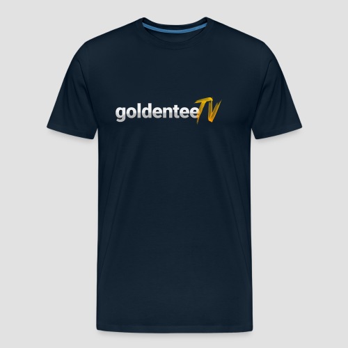 GoldenTeeTV Logo Rad - Men's Premium Organic T-Shirt