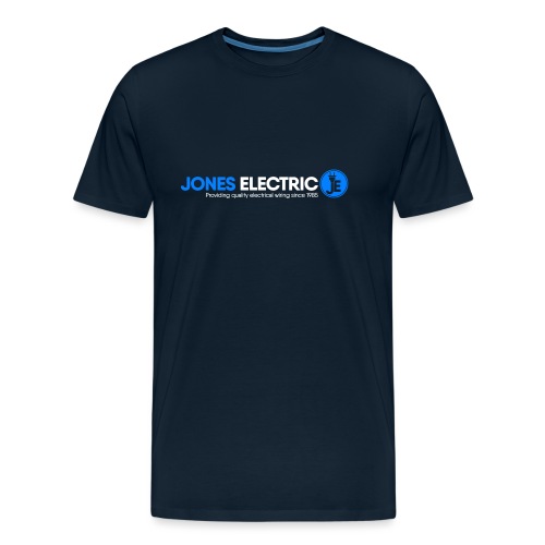 Jones Electric Logo VectorW - Men's Premium Organic T-Shirt