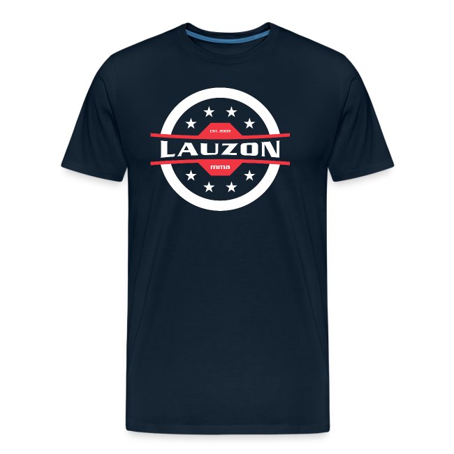 White on Black Lauzon MMA Logo w No Words