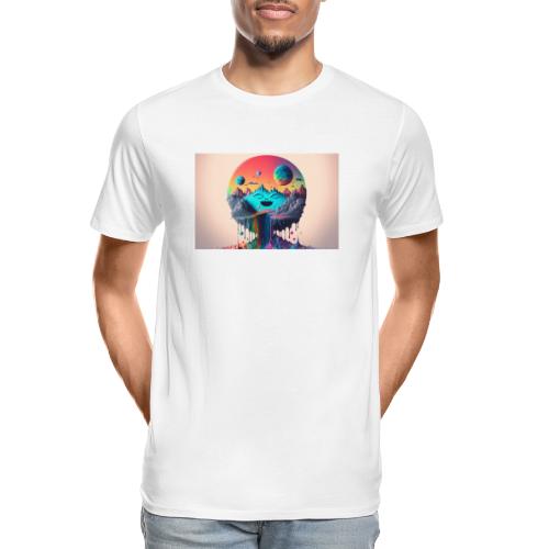 Full Moons Over Happy Mountains and Rainbow River - Men's Premium Organic T-Shirt
