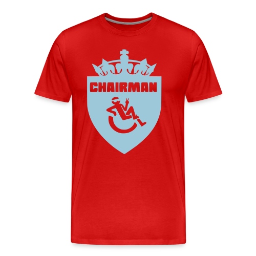 Chairman design for male wheelchair users - Men's Premium Organic T-Shirt