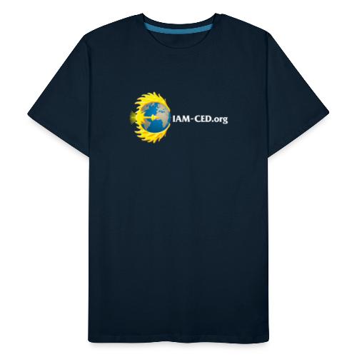 iam-ced.org Logo Phoenix - Men's Premium Organic T-Shirt