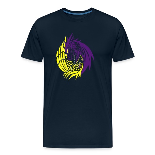 NG Ryu Club Emblem vector graphics - Men's Premium Organic T-Shirt