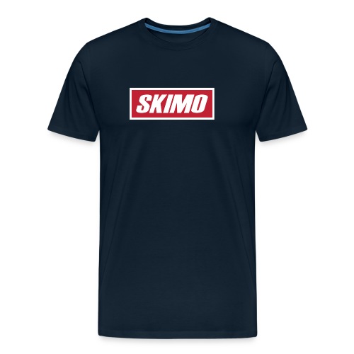 Skimo Text w/USA Skimo Logo - Men's Premium Organic T-Shirt