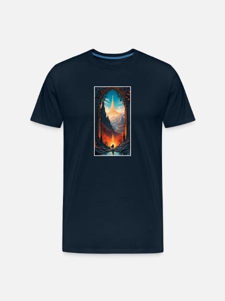 Fantastic Journey - Men's Premium Organic T-Shirt - deep navy
