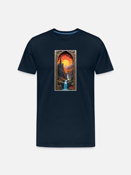 Fantastic Journey - Men's Premium Organic T-Shirt - deep navy