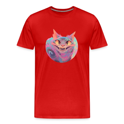 Handsome Grin Cat - Men's Premium Organic T-Shirt