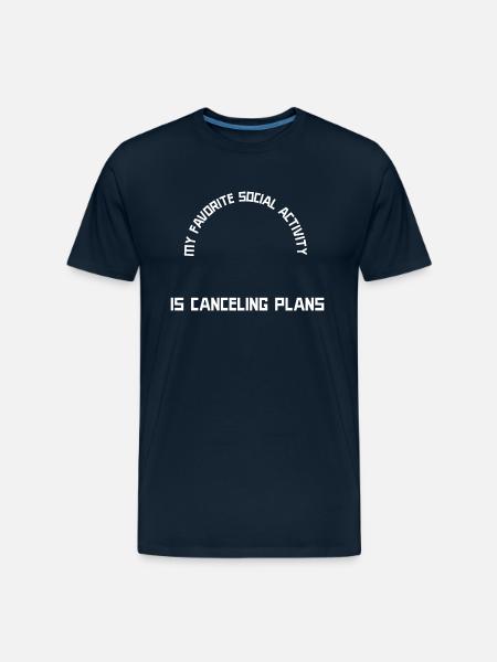 Anti Social - Men's Premium Organic T-Shirt - deep navy