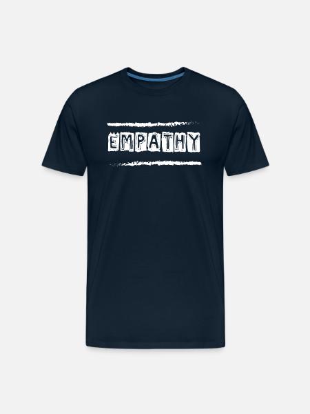 Empathy hippie - Men's Premium Organic T-Shirt - deep navy