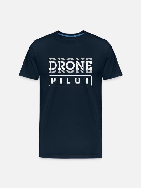 Drone Pilot Drones Uav - Men's Premium Organic T-Shirt - deep navy