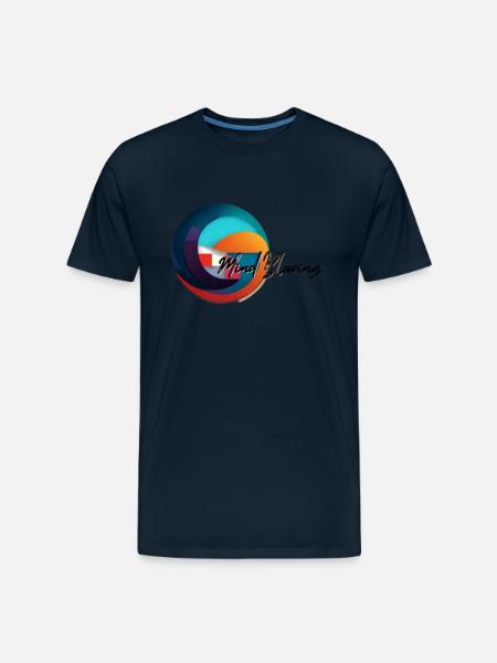 Absolutely Relative: Elegant Simplicity - Men's Premium Organic T-Shirt - deep navy
