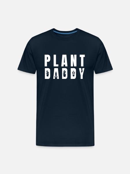 Plant Daddy - Men's Premium Organic T-Shirt - deep navy